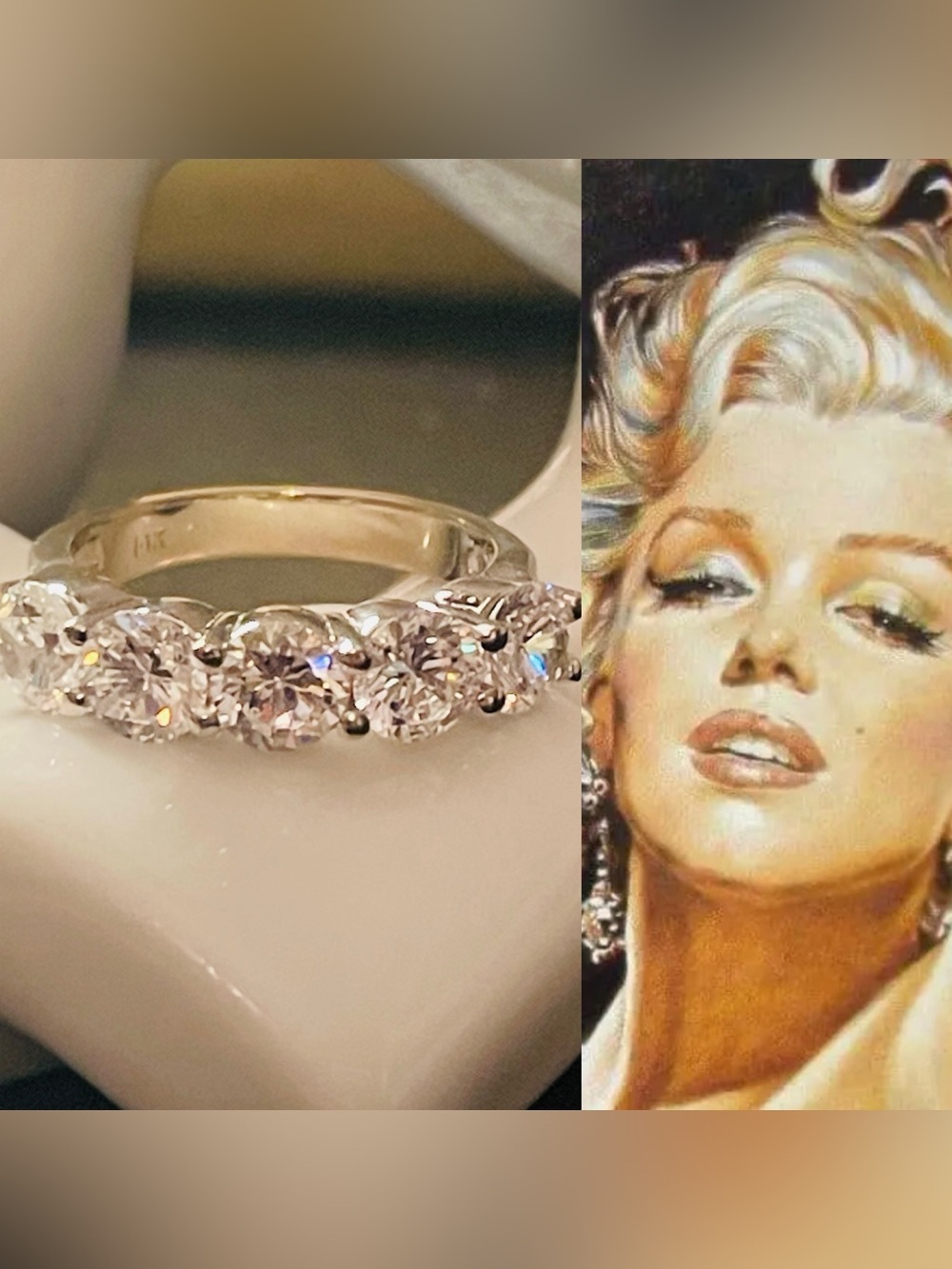 ♥️ Engagement Ring Round 2.5 Carat, 14K
Wedding Band